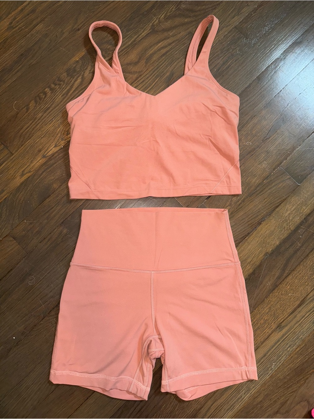 Lululemon Align Crop High-Waist Bike Short Set